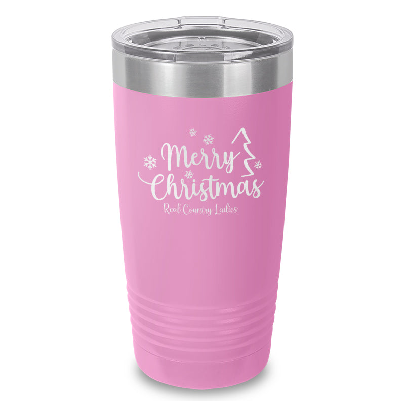 Black Friday | Merry Christmas Laser Etched Tumbler