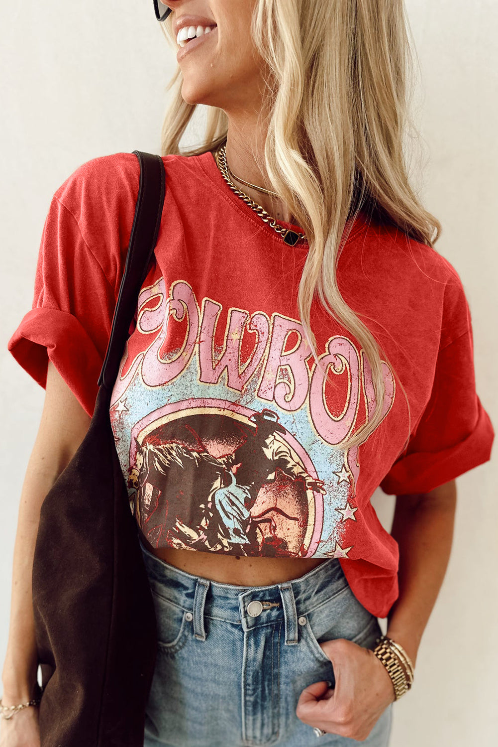 Cowboy Take Me Away Western Loose Tee