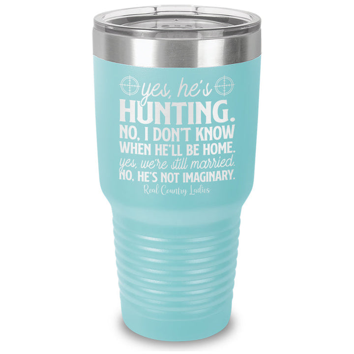 Black Friday | Yes He's Hunting Laser Etched Tumbler