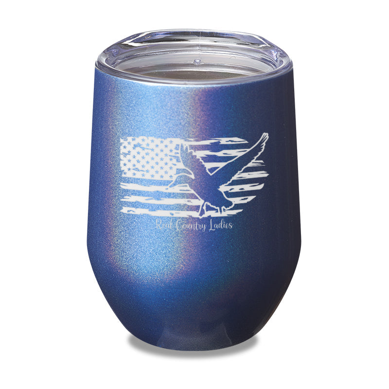 Black Friday | Duck USA Flag Laser Etched Tumbler