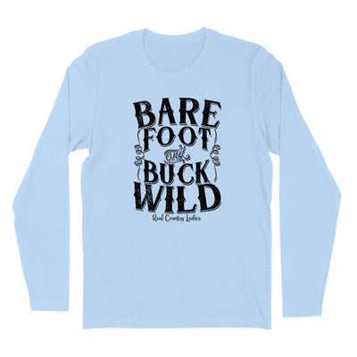 Blowout | Bare Foot And Buck Wild Black Print Hoodies & Long Sleeves