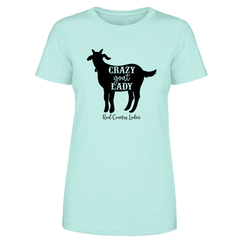 Black Friday | Crazy Goat Lady Black Print Apparel