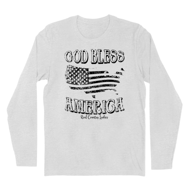 Blowout | God Bless America Black Print Hoodies & Long Sleeves