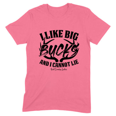 Blowout |  I Like Big Bucks Black Print Front Apparel