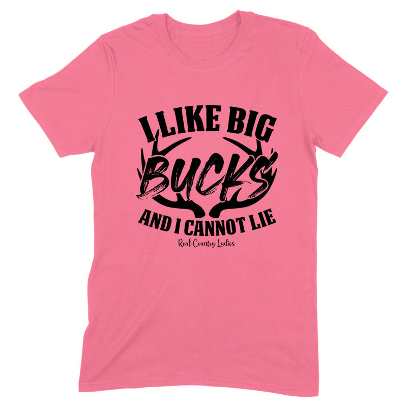 Black Friday | I Like Big Bucks Black Print Front Apparel