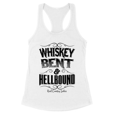 Blowout |  Whiskey Bent And Hellbound Black Print Front Apparel