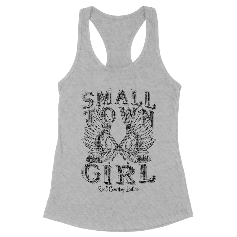 Blowout |  Small Town Girl Black Print Front Apparel