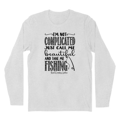 Blowout | I'm Not Complicated Black Print Hoodies & Long Sleeves