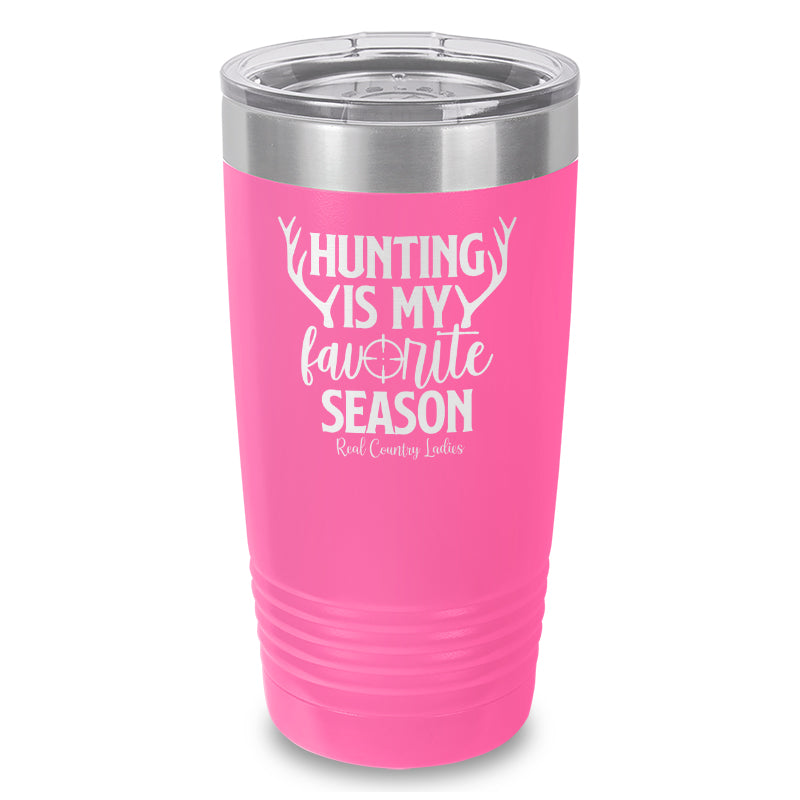 Black Friday | Hunting Is My Favorite Season Laser Etched Tumbler