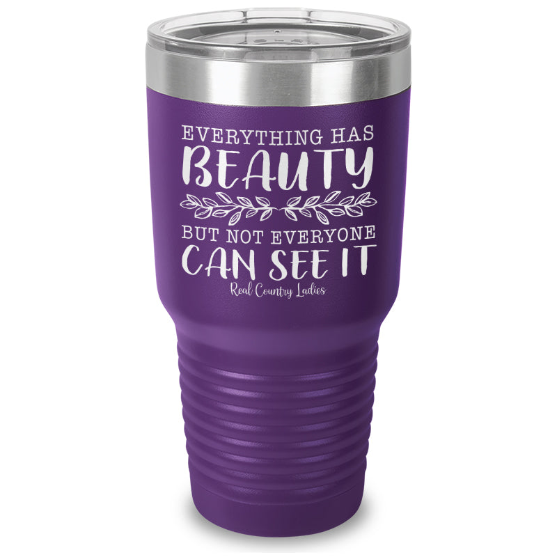 Black Friday | Everything Has Beauty Laser Etched Tumbler