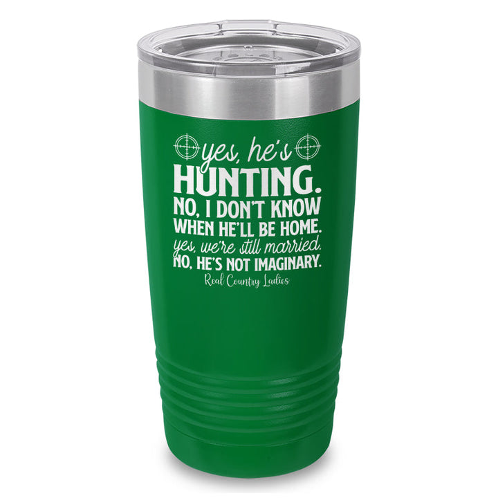 Black Friday | Yes He's Hunting Laser Etched Tumbler