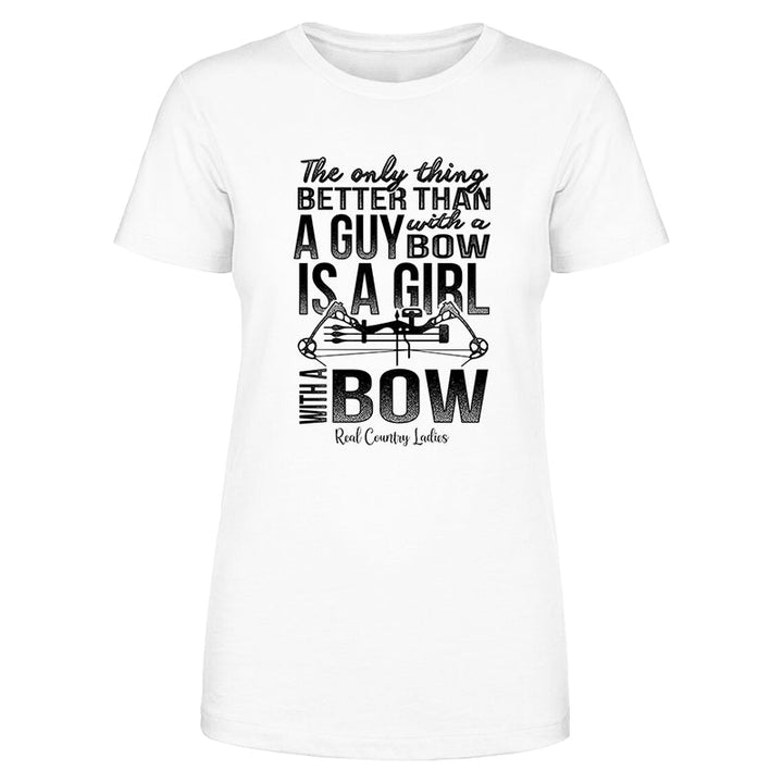 Black Friday | A Girl With A Bow Black Print Front Apparel