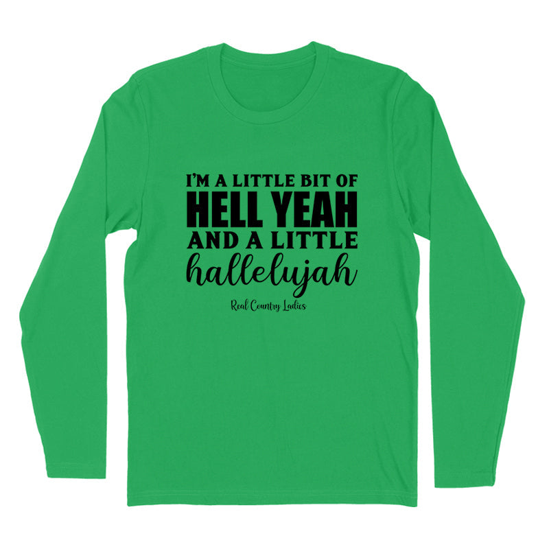 Blowout | Hell Yeah And Hallelujah Black Print Hoodies & Long Sleeves