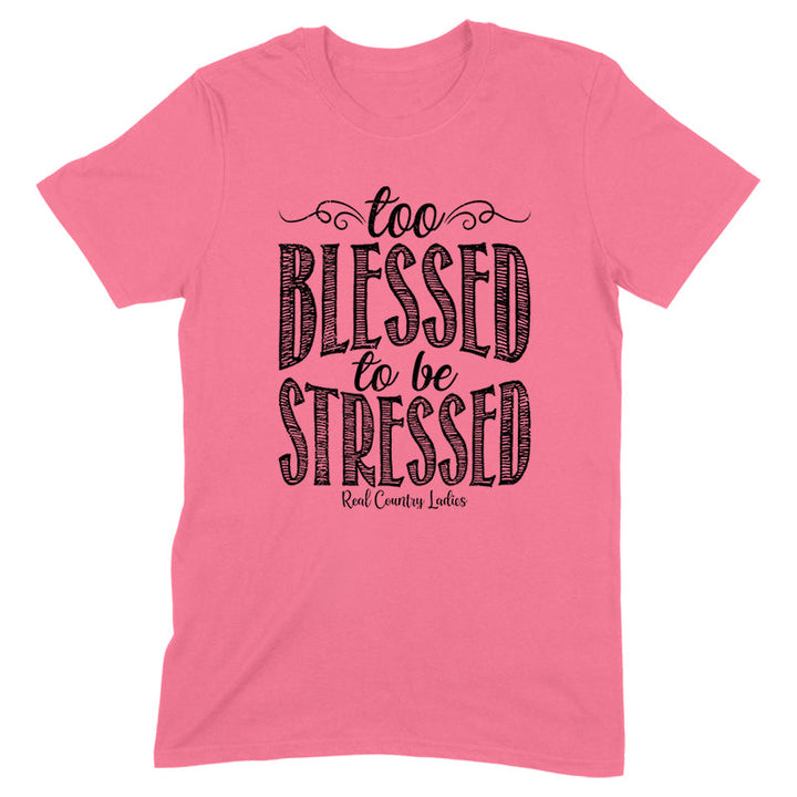 Black Friday | Too Blessed Black Print Front Apparel