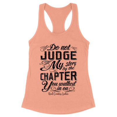 Blowout |  Do Not Judge My Story Black Print Front Apparel