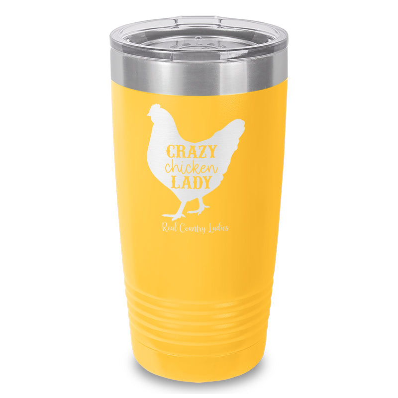 Black Friday | Crazy Chicken Lady Laser Etched Tumbler