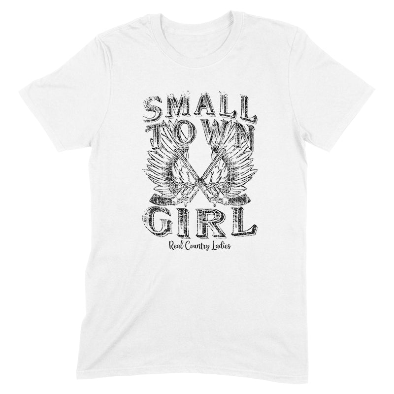 Blowout |  Small Town Girl Black Print Front Apparel