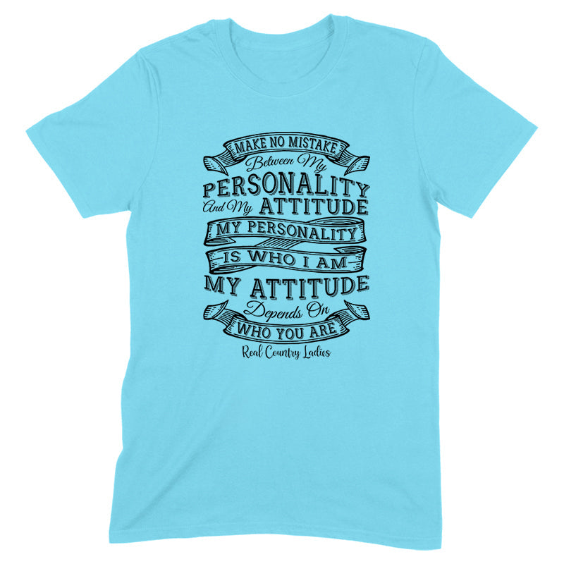 Blowout |  Personality Attitude Black Print Front Apparel