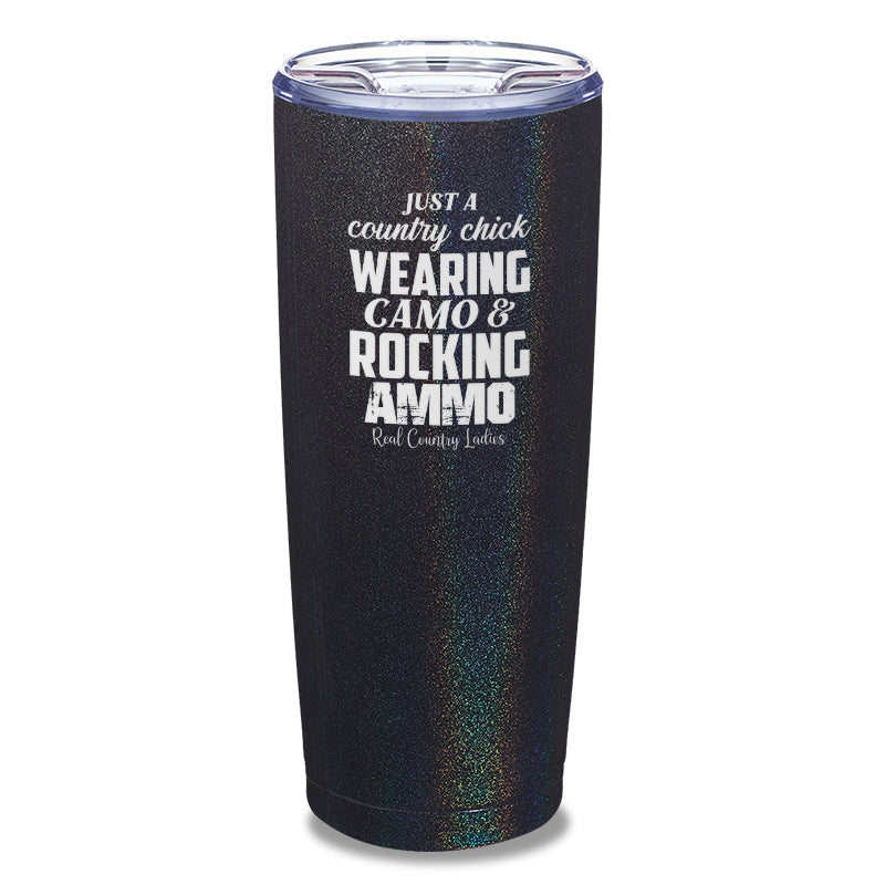 Black Friday | Wearing Camo Rocking Ammo Laser Etched Tumbler