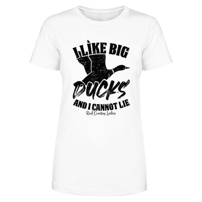 Blowout |  I Like Big Ducks Black Print Front Apparel