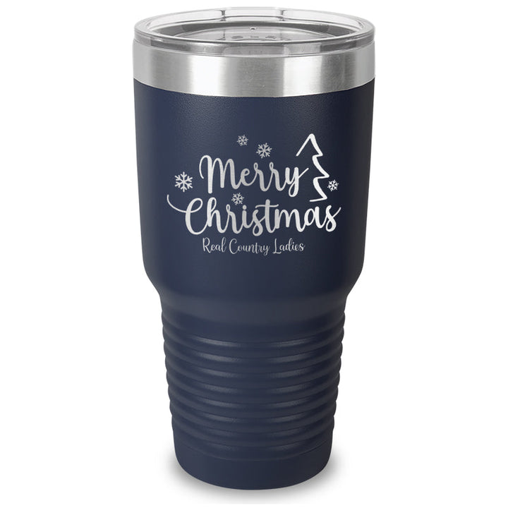 Black Friday | Merry Christmas Laser Etched Tumbler