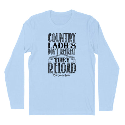 Blowout | Country Ladies Don't Retreat Black Print Hoodies & Long Sleeves