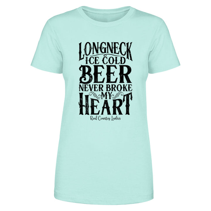 Black Friday | Longneck Ice Cold Beer Black Print Front Apparel