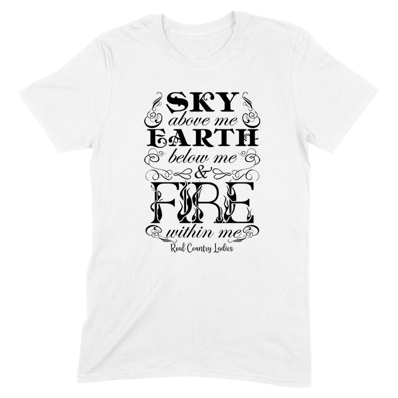 Black Friday | Fire Within Me Black Print Front Apparel