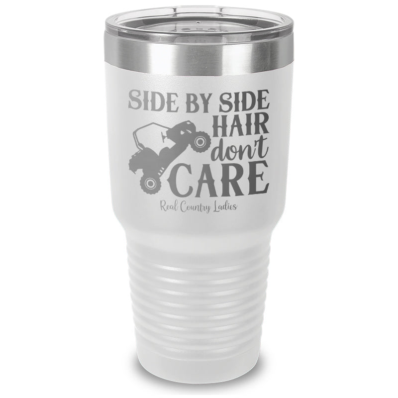 Black Friday | Side By Side Hair Don't Care Laser Etched Tumbler