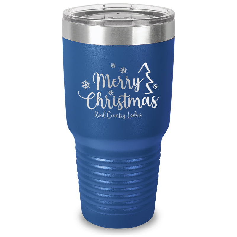 Black Friday | Merry Christmas Laser Etched Tumbler