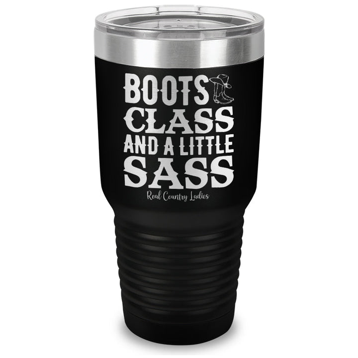 Black Friday | Boots Class Sass Laser Etched Tumbler