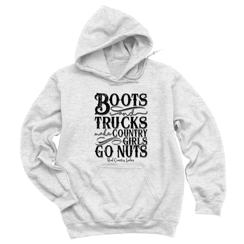 Blowout | Boots And Trucks Black Print Hoodies & Long Sleeves