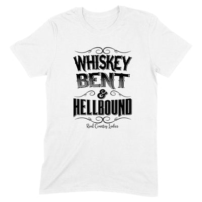 Blowout |  Whiskey Bent And Hellbound Black Print Front Apparel