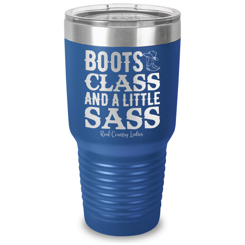 Black Friday | Boots Class Sass Laser Etched Tumbler