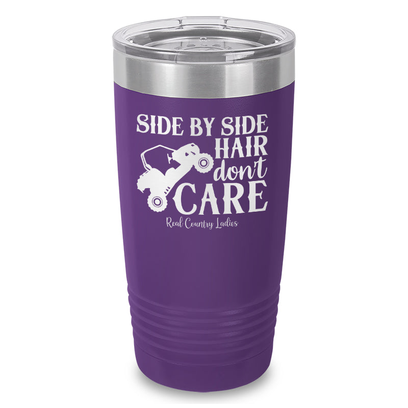 Black Friday | Side By Side Hair Don't Care Laser Etched Tumbler