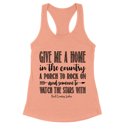 Blowout |  Give Me A Home In The Country Black Print Front Apparel