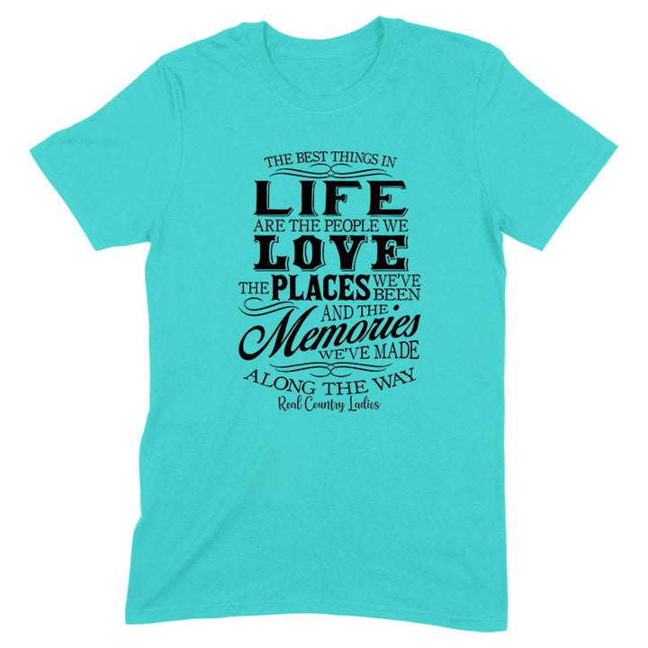 Black Friday | Best Things In Life Black Print Front Apparel