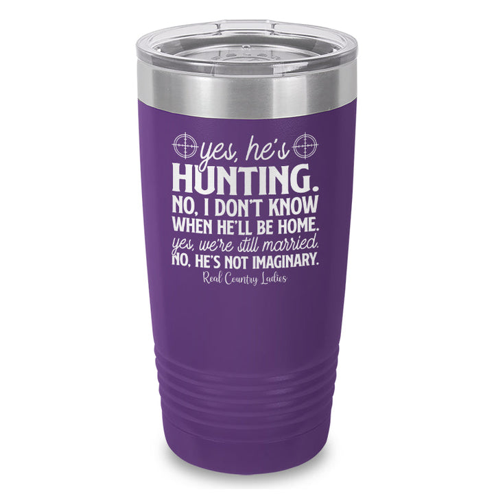 Black Friday | Yes He's Hunting Laser Etched Tumbler