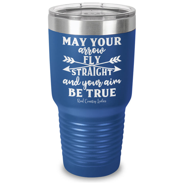 Black Friday | May Your Arrow Fly Straight Laser Etched Tumbler