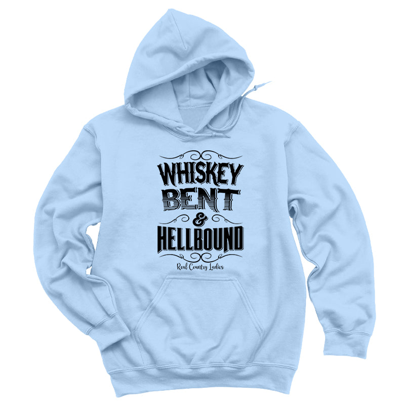 Blowout | Whiskey Bent And Hellbound Black Print Hoodies & Long Sleeves