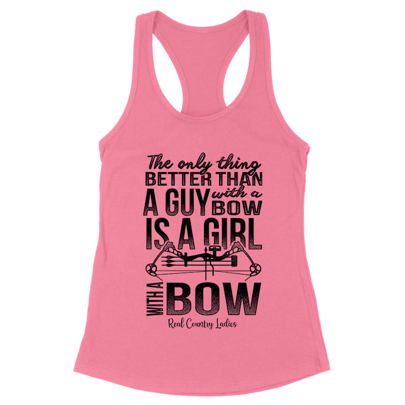 Black Friday | A Girl With A Bow Black Print Front Apparel