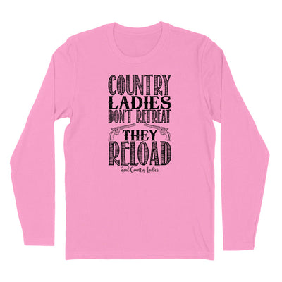 Blowout | Country Ladies Don't Retreat Black Print Hoodies & Long Sleeves