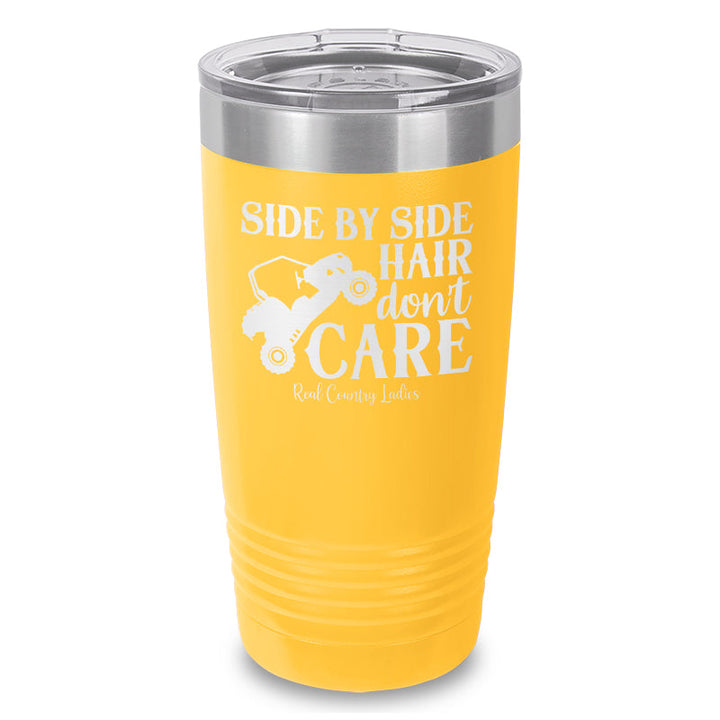 Black Friday | Side By Side Hair Don't Care Laser Etched Tumbler