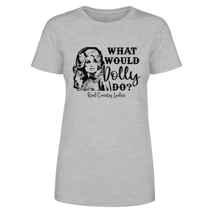 Black Friday | Dolly Face What Would Dolly Do Black Print Front Apparel