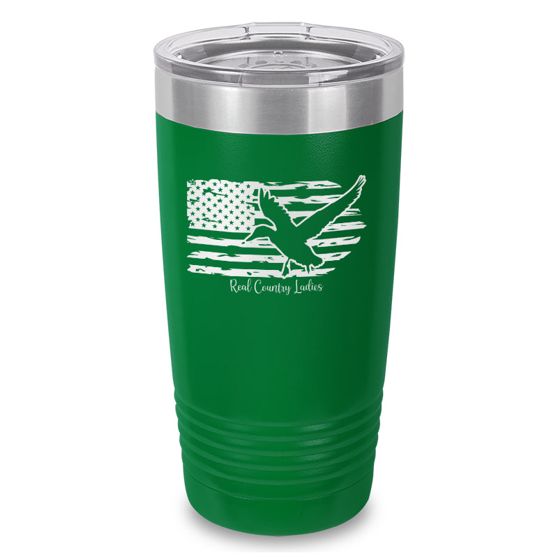 Black Friday | Duck USA Flag Laser Etched Tumbler