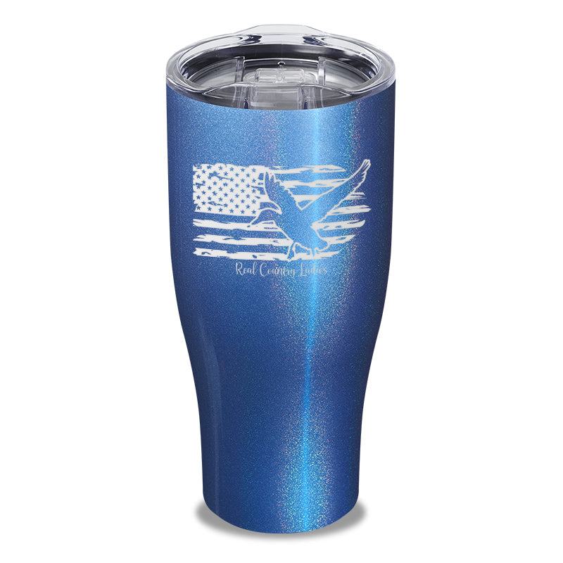 Black Friday | Duck USA Flag Laser Etched Tumbler