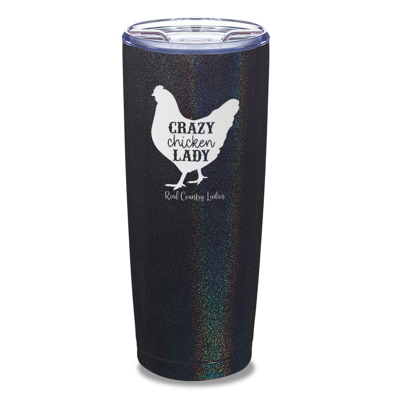 Black Friday | Crazy Chicken Lady Laser Etched Tumbler