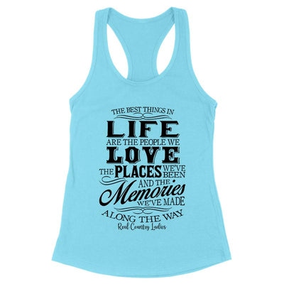 Blowout |  Best Things In Life Black Print Front Apparel