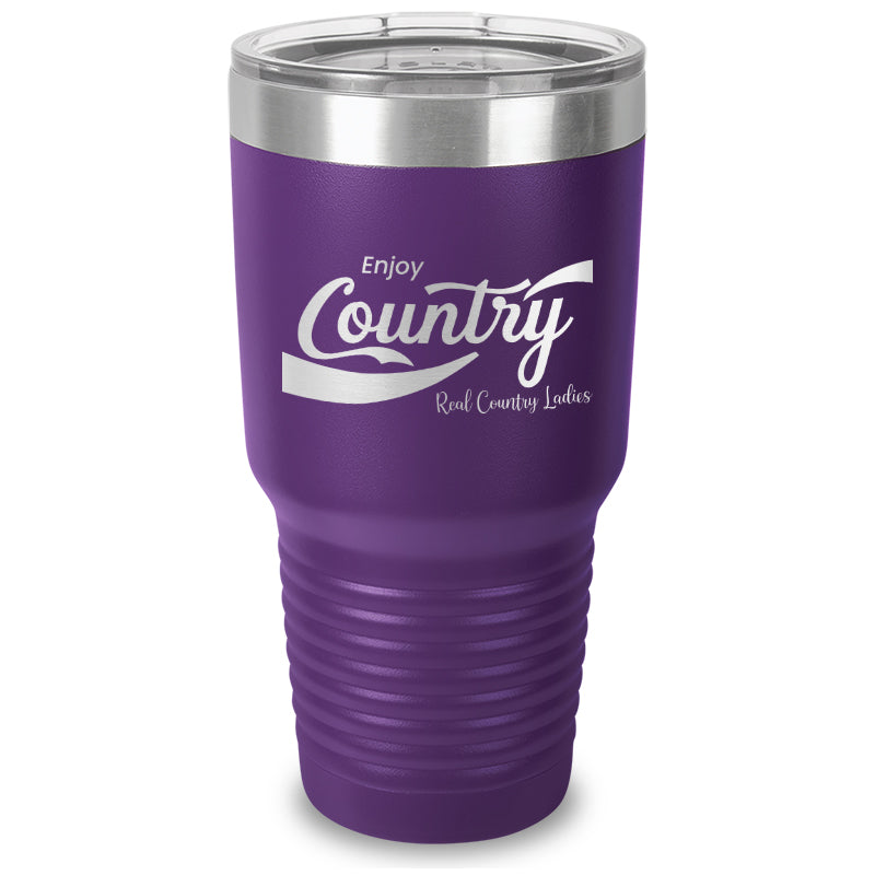 Black Friday | Enjoy Country Laser Etched Tumbler