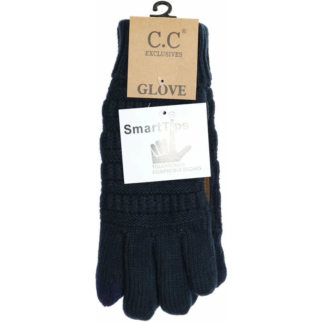 Fleece Lined Knit C.C Gloves